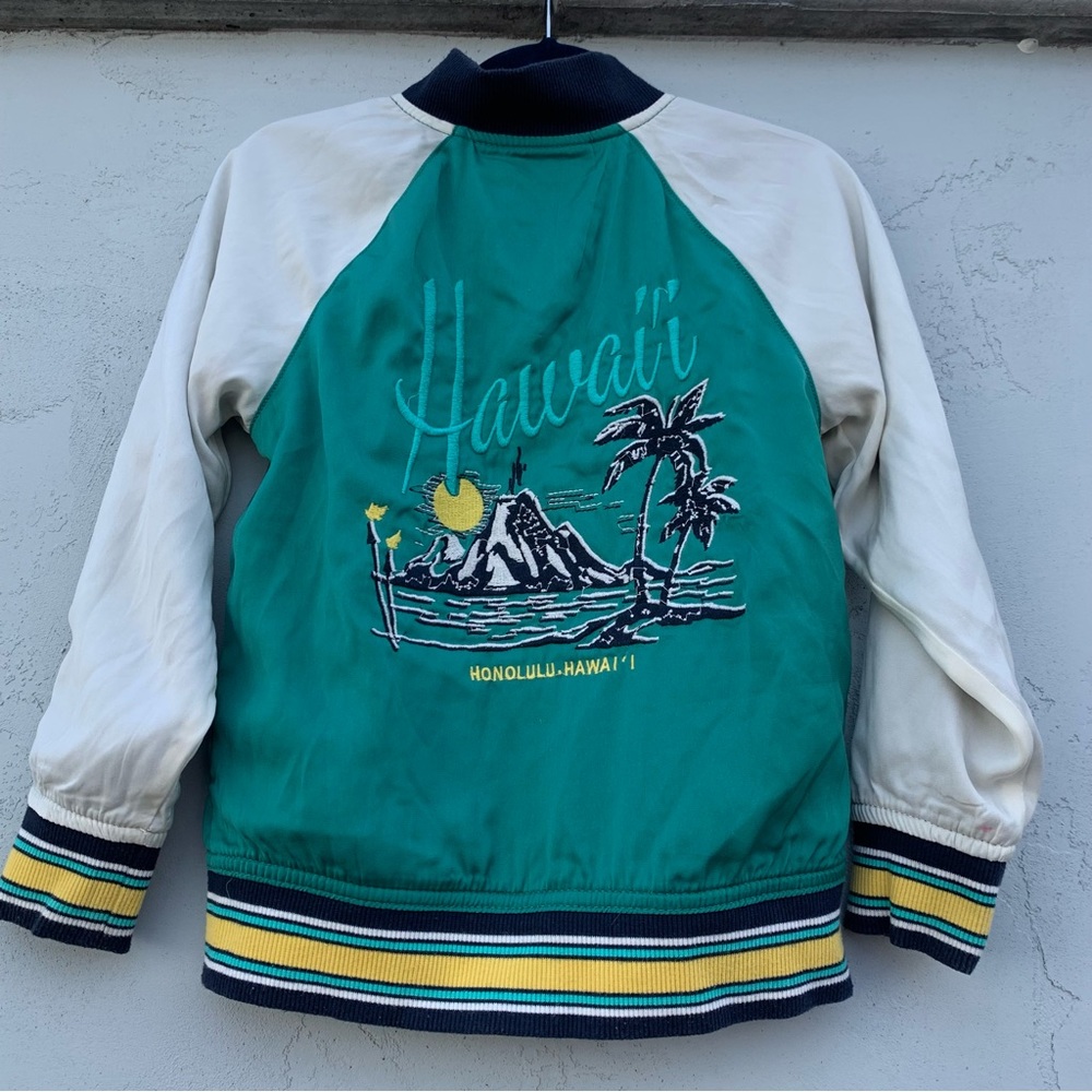 Boys Hawaiian Reversible Bomber Jacket, 5/6